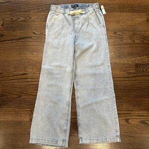 NWT GAP Relaxed Light Blue Jeans w/ Tie